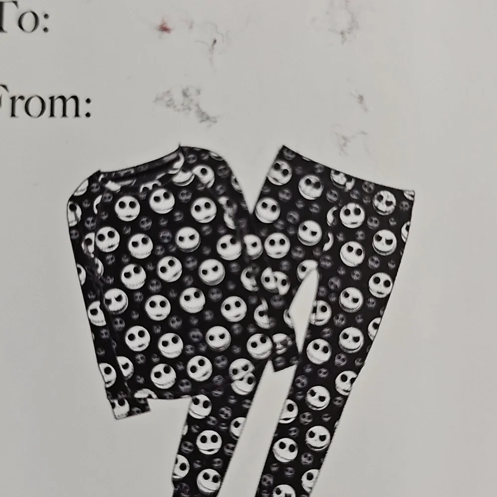 Nwt Nightmare Before Christmas Pajama Set - Picture 2 of 3